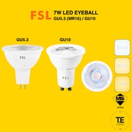 FSL 7W LED COB EYEBALL DOWNLIGHT SPOTLIGHT CEILING LIGHT GU10 GU5.3 MR16 LED Light Bulb