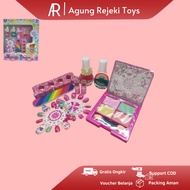 DIY Makeup Fashion Nails for Girls Nail Polish Set, Safe Manicure Polish, SNI 71022-96