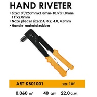 DINGQI Rivet Pliers Rivet Tool Hand Riveter 112001 KB01111