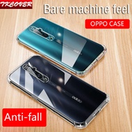OPPO Reno 4 Pro SE A92 A52 A31 Find X2 Pro Reno 10X Zoom Reno 2 2F 2Z ACE Case Anti-fall Crystal Clear Silicone Phone Cover