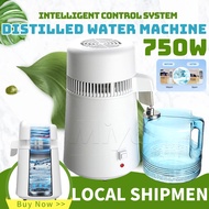 ⚡SG STOCK⚡ 4L Water Distiller 750W 4000ML Pure Water Purifier with Filter Jug Home Clinic Use Fast D