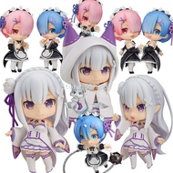 10cm Re:Life in a Different World From Zero Anime Figure Emilia Action Figure 663# Rem Ram Figurine Collectible Model Doll Toys