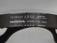 สายพานราวลิ้น CIVIC 96 ( VTEC ) 104RU24  ( 104 ฟัน กว้าง 24 ม.ม. )  ของแท้เบิกศูนย์ Honda เบอร์อะไหล่  (14400-P2E-004)