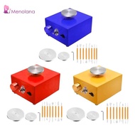 [Menolana] Mini Pottery Wheel Turntable Tabletop Pottery Machine Tabletop Electric Pottery