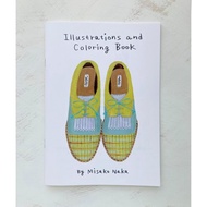 ZINE Nakamisa Ko 插畫集與塗色書