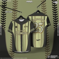 (Jersey Custom Name) UNIQUE NATION JERSEY MALAYSIA 2025 EDITION DESIGN BASEBALL DESIGN PRINTED XXS-6
