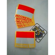Indonesian flag stickers