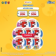 Combo 8 Phô mai Con Bò Cười 24 miếng 336G