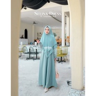 ATTIN - SELINA DRESS ORIGINAL ATTIN / Gamis Cantik / Gamis Polos