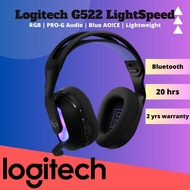 Logitech G522 LIGHTSPEED Wireless Gaming Headset with LIGHTSYNC RGB, Synchronized PRO-G Audio, BLUE 