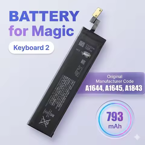 793mah Battery for A1644, A1843, A1645, Magic Keyboard 2 Wireless,Apple Magic Keyboard 2 (2nd Gen)