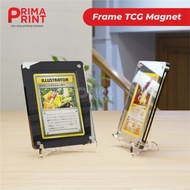 Frame Magnet Acrylic Card TCG Display Case | Acrylic Collection Card Display Stand
