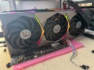MSI GeForce RTX 3060Ti SUPRIM X 8G/新淨/顯示卡 / 顯卡 / Display Card NVIDIA GeForce 此顯示卡於測試過 （上圖實物拍攝）