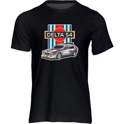 Lancia Delta S4 Group B Monster T-Shirt Men Women Cotton Tee Short Sleeve American Retro Y2k Tops Sp