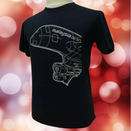 T.Shirt Airbus A380 Cantik Kurus Gebu Keychain Lanyard Airlines BMW Tumi Kuat Kopi LV Adidas Nike