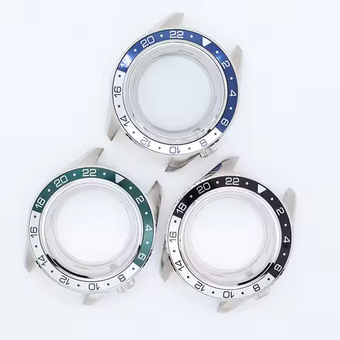 43.5mm Man Watch Case Mineral Glass Case Luxury Watch NH34 Grand Seiko Gmt Automatic Movement Mechan