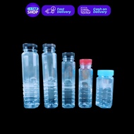 1Tap Plastic Bottle - Drinking PET Bottle for Coffee Jelly Milk Tea Mango Tapioca Bote