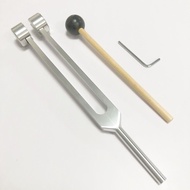 Sound Therapy 128 Hz Tuning Fork Set Healing Chakra Aluminium Alloy Tuning Fork 128 Hz Tuner Earjar 