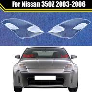Front Car Headlight Cover For Nissan 350Z 2003-2006 Auto Headlamp Lampshade Lampcover Head Lamp Ligh