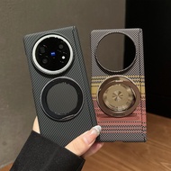 X Fold 5 Casing Case for Vivo X Fold 5 X Fold5 Carbon Fiber Magnetic Ring Holder Mobile Phone Case C