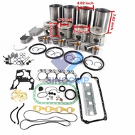 Promotion 4JG1 4JG1T Engine Rebuild Overhaul Kit For Hitachi EX75US-7 ZAX70 ZX70 ZX70LC ZX75UR ZX75U