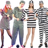 Halloween Cosplay Couple Costume - Guantanamo Bay Inspired Prison Guard & Inmate Outfit