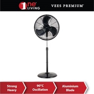 Vees Premium Industrial Stand Fan VISF-KW2080-BLK