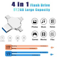 hp 1Tb Lightning USB Stick For iphone, Flashdisk Otg Photo Stick Work With iphone/USB-C Ipad And And