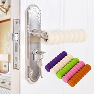 米色 防撞安全門把手保護套 防靜電防撞兒童安全加厚螺旋拉手防碰套 門柄套 扶手套