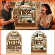 Books Read This Year Counter Valentines Day Gifts For Women Bookshelf Decors
