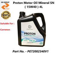 Proton Motor Oil Mineral SN ( 15W40 ) 4L ( PE72002340V1 )