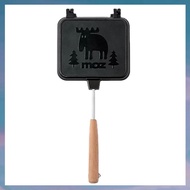 (XCTS) Double-Sided Sandwich Pan Non-Stick Foldable Grill Frying Pan for Bread Toast Breakfast Machi