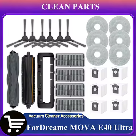 For Dreame MOVA E40 Ultra/ MOVA E30 Ultra, Dreame L30 Ultra S/ Dreame L10s Pro Ultra Heat Brush Filt