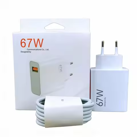 For Xiaomi 100% 67W Original Turbo Fast Charging EU Plug GaN Adapter for Poco X6 Pro X5 F5 Mi 14 13 