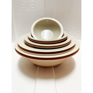 G-WARE Brand AS Plastic Round Shark Fin Soup Bowl ABC Bowl (5.5”~10.5”) Mangkuk Plastik AS