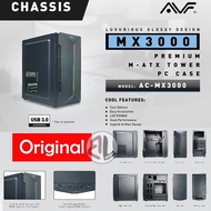 AVF MX3000 Premium M-ATX Luxurious Glossy Design PC Tower Case (USB3.0) Mini Tower Case / Mini Gamin