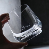 客製化禮物 370cc【Lucaris香港系列】名字專屬無鉛水晶威士忌杯