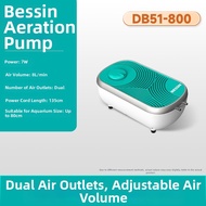 BESSN | Dual Tank Quiet Fish Tank Oxygen Pump