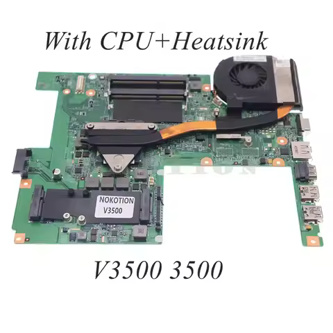CN-0PN6M9 0PN6M9 for DELL Vostro 3500 V3500 Laptop Motherboard with Heatsink Fan Fit for CN-0W79X4 0