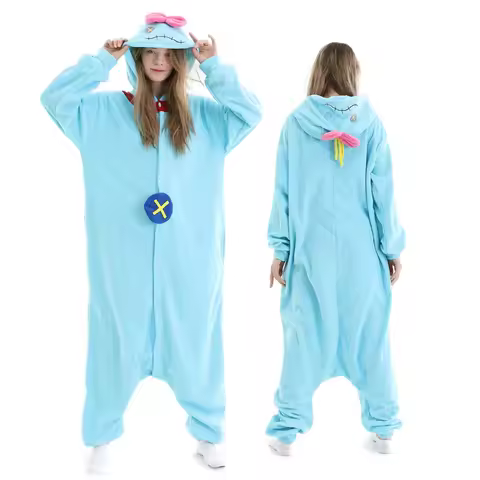 Scrump Kigurumi Adults Stitch Onesies Women Men Pajamas Halloween Costumes Cosplay Jumpsuit Christma
