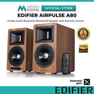 EDIFIER AIRPLULSE A80 WIRELESS BLUETOOTH HI-RES AUDIO CERTIFIED ACTIVE SPEAKER SYSTEM WITH REMOTE CO