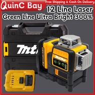 MtPro DW089LG Level Laser 12 16 line 3D Cordless Auto Leveling Green Light 12V Lithium DeWalt