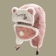 Today's First Recommendation Riding A Electric Vehicle Wearing Hat Women's Winter Warm Ear Protectio