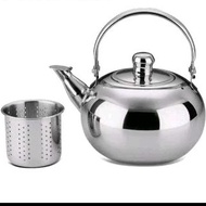 ALADIN KETTLE - 2 LITER STAINLESS STEEL ROUND KETTLE WITH FILTER