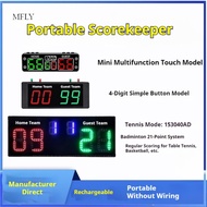 Digital Scoreboard With Countdown Timer, LED Scoreboard ,Electronic Scoreboard For Referee Scoreboar