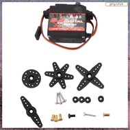 [L E U R] 6.5KG Servos Digital  MG996 Servo All Metal Gear for JR Car RC Model Helicopter Boat DIY