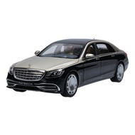 Mercedes-Benz รถโชว์ Mercedes-Maybach S 650 aragonite silver anthracite blue 1:18/Norev