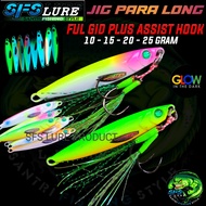 Micro jig 25g 20g 15g set metal jig full gid plus assist PLFGC0100