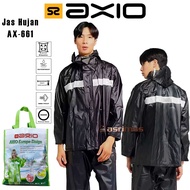 Axio AX-661 Rubber Raincoat Set Original Shirt Pants Motorcycle Raincoat for Men and Women