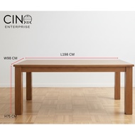[𝐅𝐑𝐄𝐄 𝐒𝐇𝐈𝐏𝐏𝐈𝐍𝐆] 4 SEATER / 6 SEATER / 8 SEATER DINING TABLE SOLID WOOD | MEJA MAKAN SOLID KAYU | TAB